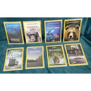 LOT OF 8 National Geographic Specials DVDs ALL BRAND NEW SEALED